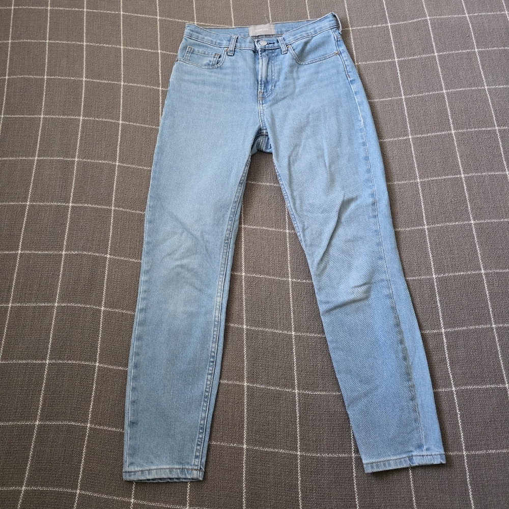 Everlane Jeans Denim Slim Ankle Crop Straight